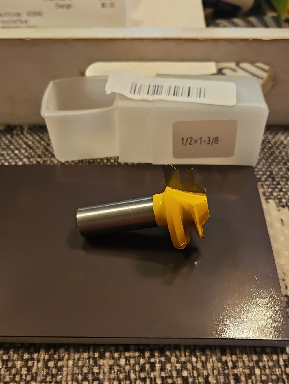 Tool/router bit on table